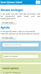 Mobile Screenshot of kareleykmanschool.nl